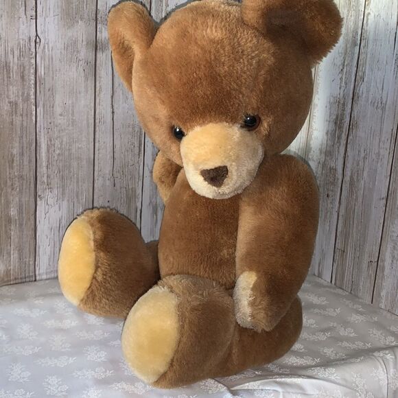 VTG MCM BALLOON CLUB POSABLE JOINTED BENDABLE TEDDY BEAR. 19” - Picture 2 of 10